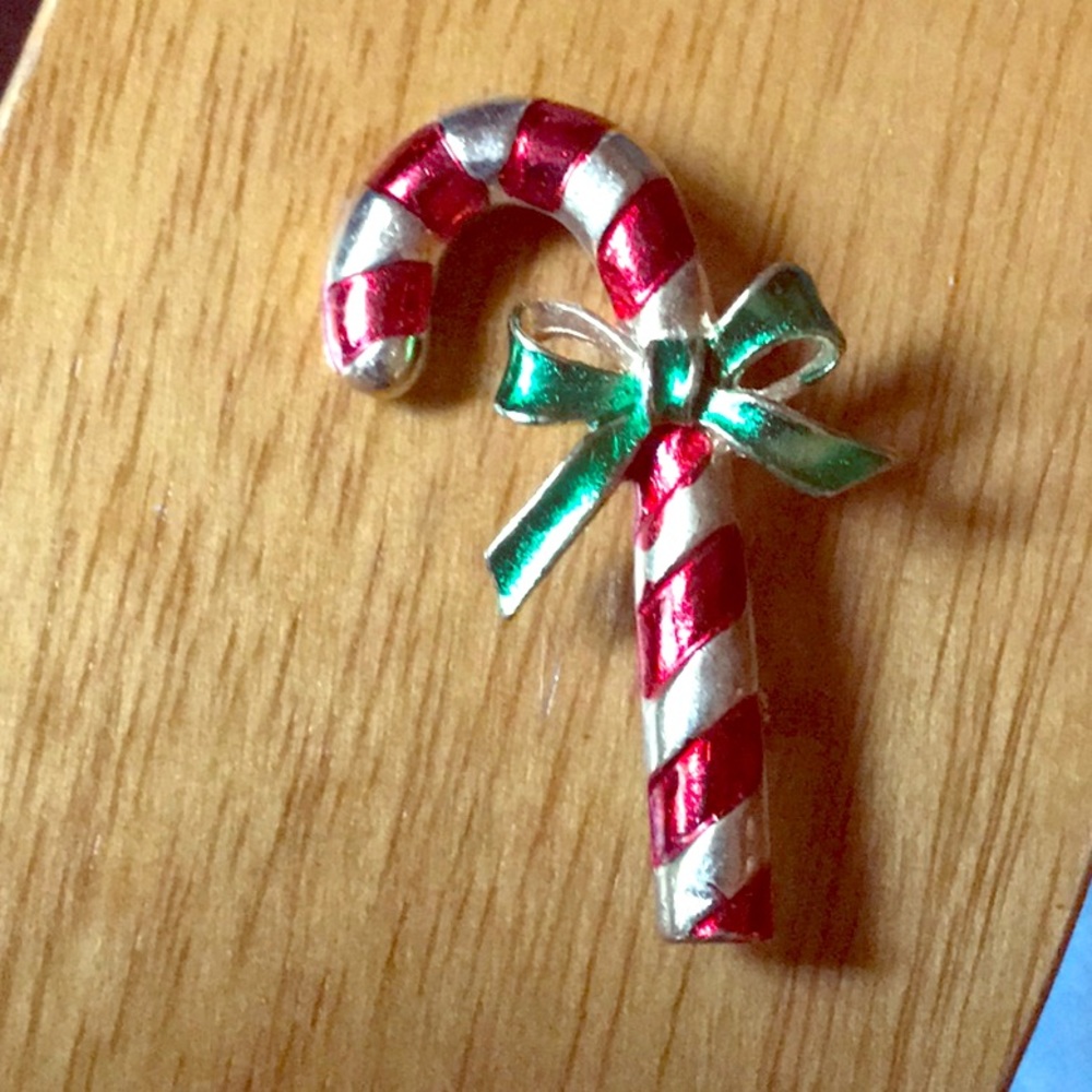 Candy Cane Broche